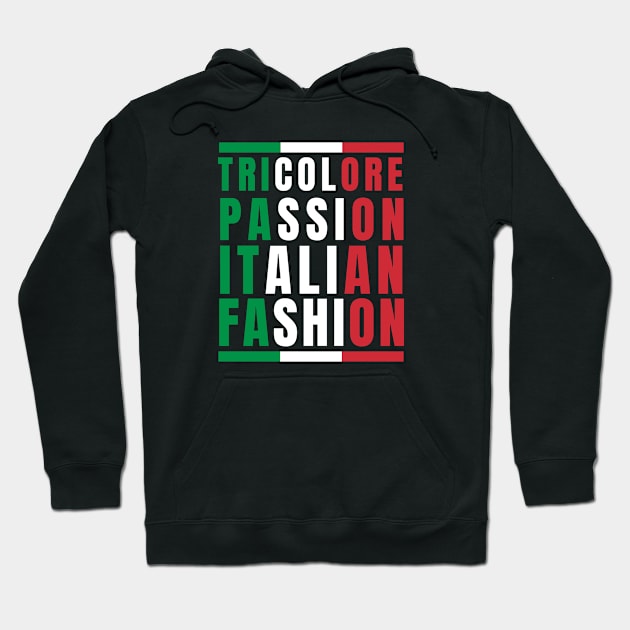 Italian Hoodie by footballomatic